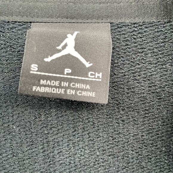 Air Jordan VI 6 Black Men’s Unisex Full Zip Performance Bomber Jacket Small - Picture 6 of 10